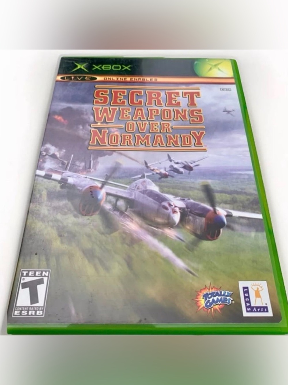 Secret Weapons Over Normandy (Microsoft Xbox) Tested Working Mint Condition Disc